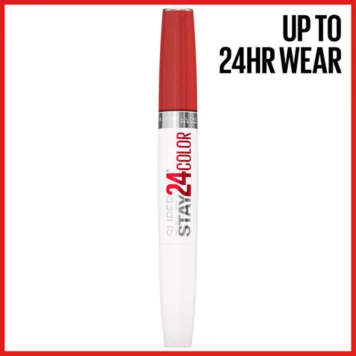 Vista 3 de MAYBELLINE Super Stay 24 - Lápiz labial líquido de 2 pasos y bálsamo labial, 920 Bronzed Dream, 1 unidad