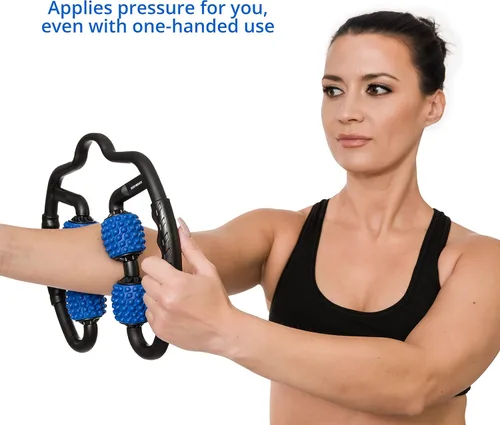 Vista 2 de Body Back Masajeador de rodillo de presión de punto gatillo para antebrazo, codo, mano, brazo y pierna. Masajeador automático de tejido profundo