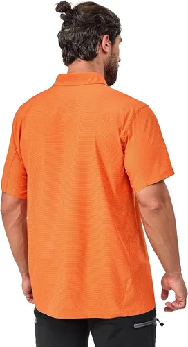 Vista 3 de Little Donkey Andy Camisas ligeras de secado rápido con botones para hombre, para golf, senderismo, casual, transpirable, UPF50