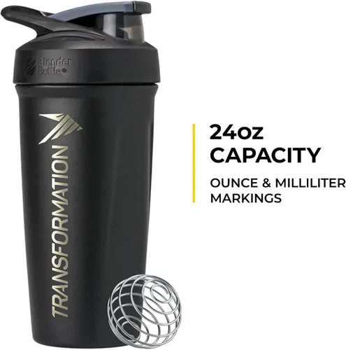 Vista 6 de Transformation Performance Shaker BlenderBottle® Doble aislamiento, a prueba de fugas y libre de BPA Perfecto para batidos de proteínas/mezcla