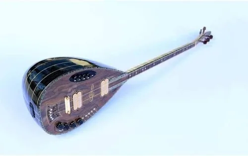 Vista 4 de Electro eléctrico turco del cuello largo Saz Baglama con el ecualizador/Dest EQ2