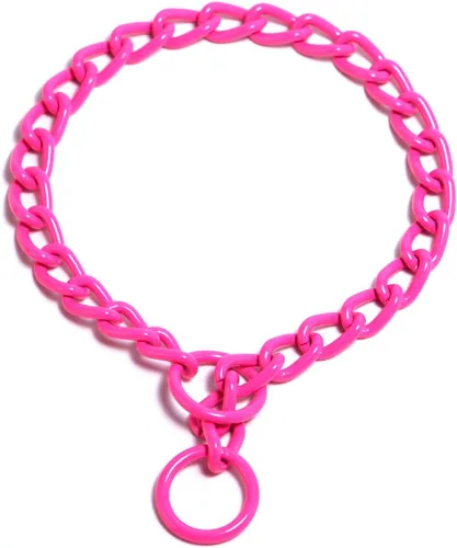 Vista 15 de Platinum Pets Collar de entrenamiento de cadena revestida, 16 pulgadas por 2-1/0.079 in, cromo negro