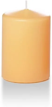 Vista 92 de Yummi - Velas redondas de pilar blancas de 3 pulgadas x 4 pulgadas, 3 por paquete