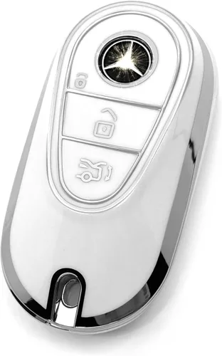 Vista 36 de Funda de llave de TPU suave avanzada es compatible con Mercedes Benz 2024-2025 E 2023-2025 SL CLE GLC 2022-2025 EQE EQS S C Series llave