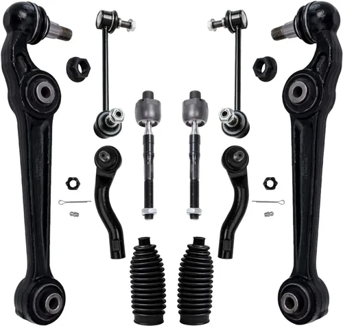 Vista 27 de Detroit Axle - Kit de brazos de control de extremo delantero de 10 piezas para Jeep Cherokee 1991-1999, Comanche 1991-1992, 4 brazos de control