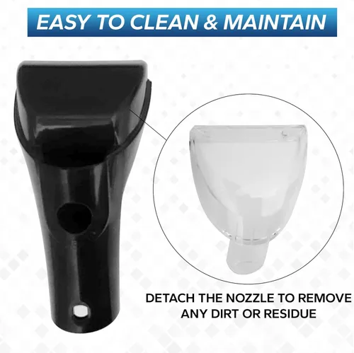 Vista 4 de Bissel - Cepillo de repuesto resistente de 3 pulgadas con cubierta extraíble para todos los limpiadores de alfombras Bissell, 2036651, 2037151, 1425