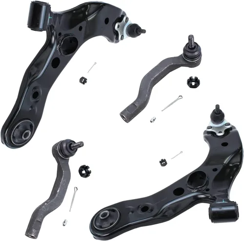 Vista 133 de Detroit Axle - Kit de brazos de control delanteros de 4 piezas para Nissan Cube 2009-2014, Nissan Versa 2007-2012 2 brazos de control inferiores