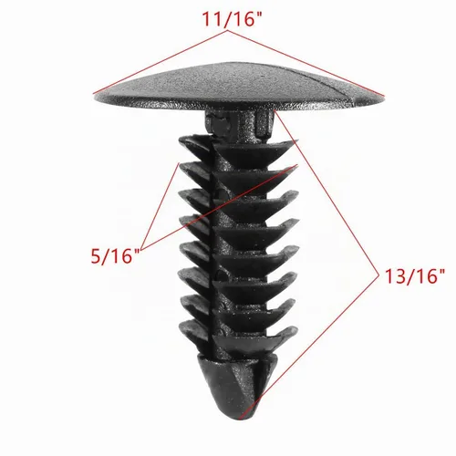 Vista 7 de Rexka 100 unids Fender Bumper Shield Fender Liner Push Pin Retener Clips 6030441 para Jeep Dodge Ram Chrysler 100PCS