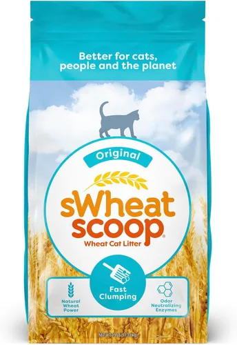 swheat Scoop fast-clumping all-natural Aserrín para gatos