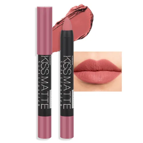 Vista 25 de evpct Juego de 3 lápices delineadores de labios rojo oscuro, lápiz labial mate rojo rubí profundo de larga duración para mujeres, juego de lápices