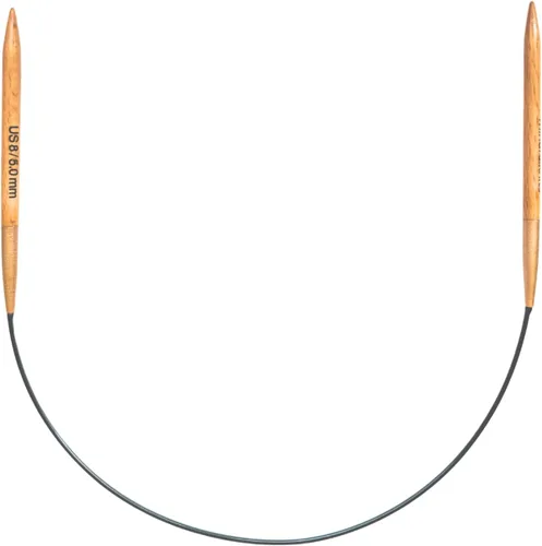 Vista 9 de mindfulknits Agujas de tejer de madera de haya rectas de primera calidad, tamaño 4 de EE. UU., 0.138 in - 13.8 in de longitud, juego de agujas