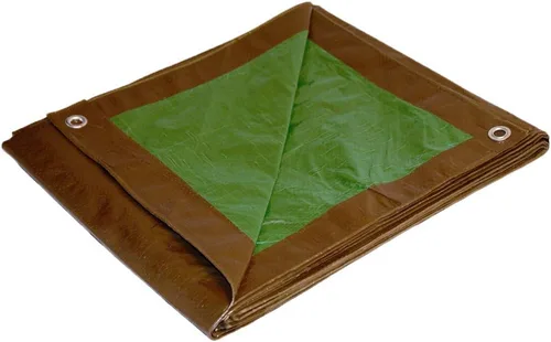 Vista 14 de Dry Top - Lona de poliéster multiusos de resistencia mediana, 5 x 7 pies, azul