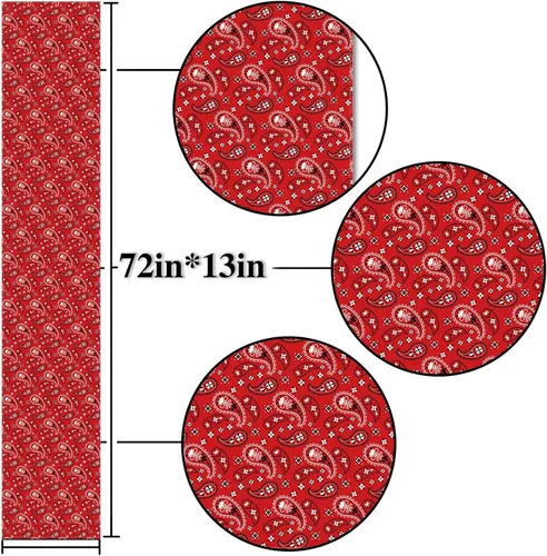 Vista 3 de Nepnuser Camino de mesa de vaquero occidental con temática de rodeo de vaquero salvaje, decoración de fiesta de cumpleaños, decoración del hogar