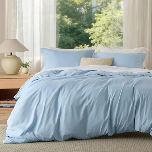 Vista 54 de Bedsure - Juego de funda de edredón tamaño individual/individual XL - Juego de ropa de cama suave de microfibra cepillada doble para niños