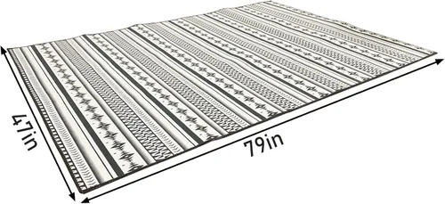 Vista 2 de kathson Almohadillas Lavables de 79" x 47" Antideslizantes para Conejos, Alfombrilla Reutilizable para Mascotas en el Piso, Jaula de Juego, Alta
