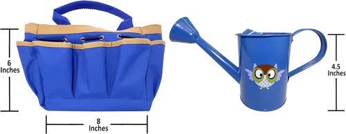 Vista 4 de New Eagle Eye Explorer - Juego de jardín para niños (pequeño/mediano, incluye sombrero azul oscuro) 2