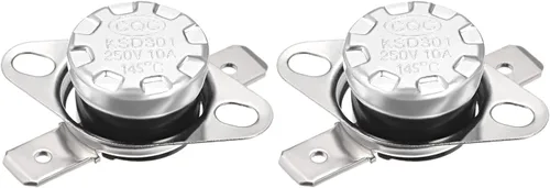 Vista 14 de Interruptor de control térmico de temperatura KSD301 termostato 40C NC, [para refrigeradores de horno microondas], normalmente cerrado/2 piezas