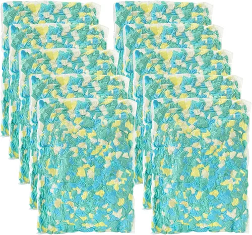 Vista 8 de Relleno de puf de 5 libras, relleno de espuma viscoelástica triturada azul para almohadas y camas para perros