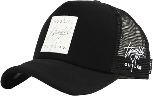Thuglife - Gorra de béisbol de malla Kpop para exteriores, diseño de caja de goma, diseño deportivo