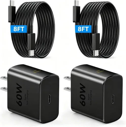 Vista 15 de Cargador para iPhone 18 Pro Max de carga rápida, 60 W iPhone Duo USB C Blanco