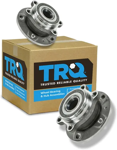 Vista 17 de TRQ Juego de 2 rodamientos de rueda delantera y conjunto de cubo compatible con Tesla 3 2020 Y 2018-2019