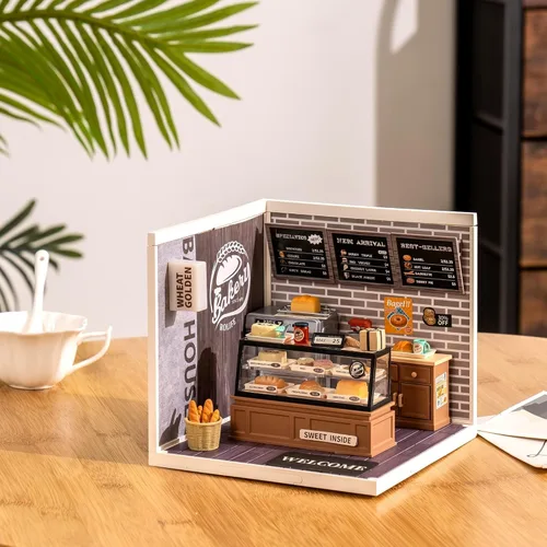 Vista 2 de Rolife Bloques de construcción LED para adultos, juegos de construcción de juguetes 1:24, kits de construcción de modelos, kits de casa de muñecas