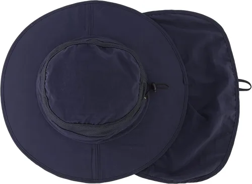 Vista 3 de Home Prefer Sombrero de sol para niños al aire libre UPF50+ Sombrero de pesca de ala ancha con solapa para el cuello