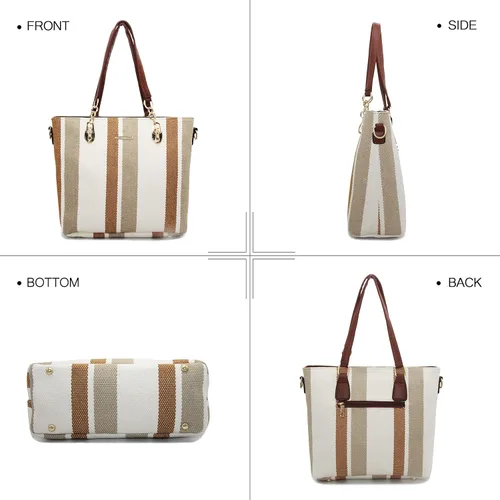 Vista 3 de 2E-youth Designer Purses and Handbags for Women Satchel Shoulder Bag Tote Top Handle Bag