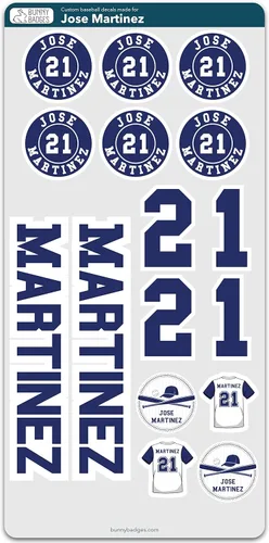 Vista 3 de Juego de calcomanías personalizadas para casco de béisbol, incluye calcomanías personalizadas para bates de béisbol, bates de sóftbol, cascos