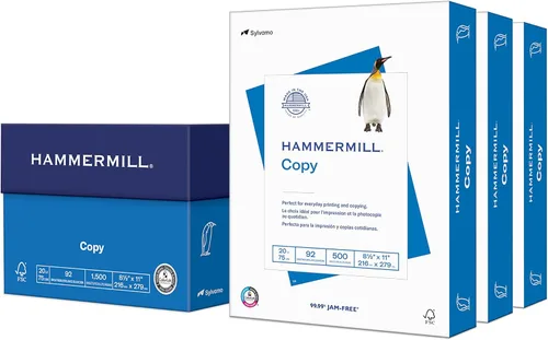 Vista 21 de Hammermill - Papel para impresora y copias (20 libras), de 8.5 x 11 pulgadas (1 resma de 500 hojas)