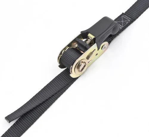 Vista 19 de PowerTye - Correa de trinquete sin fin - 1 pulgada x 4 pies de fácil agarre (sin cadera), correa de amarre con límite de carga de trabajo de 400