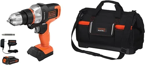 Vista 2 de BLACK+DECKER BDCMTSB Matrix bolsa de almacenamiento de boca ancha.