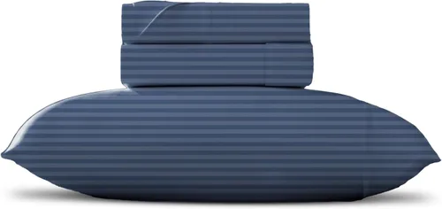 Vista 50 de TEXAS LINEN CO. - Juego de sábanas de tamaño Twin de 100% algodón egipcio, pack de 2 - Sábanas de lujo de 600 hilos de algodón egipcio tamaño Twin