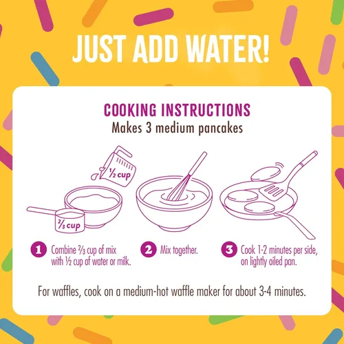 Vista 4 de Flourish Mezcla de Harina para Panqueques y Gofres con Proteína, con Proteína de Suero de Leche y Semilla de Lino, Sin Azúcar Añadida, Alta