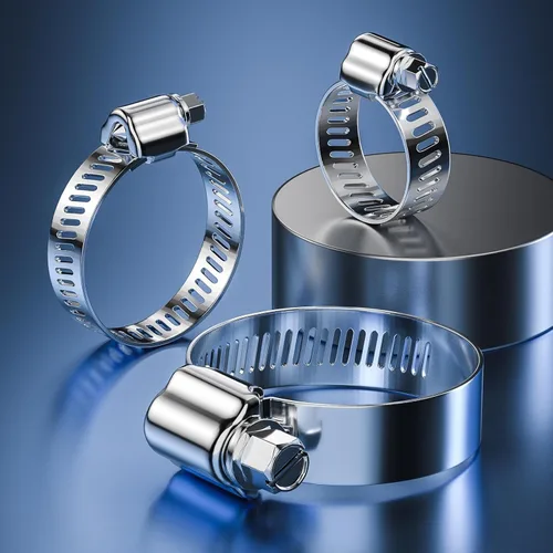 Vista 6 de RTHIEAI 40 abrazaderas de manguera, abrazaderas de manguera de acero inoxidable de 1-1/16 a 2 pulgadas, abrazaderas de engranaje helicoidal