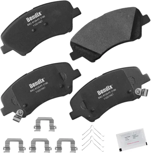 Vista 241 de Pastillas de freno delanteras semi-metálicas Bendix Priority1 CFM1774 para Ford Transit 2019-2017, Transit-150 2021-2015, Transit-250 2021-2015