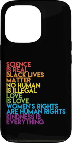 Vista 10 de Science is Real Black Lives Matter Rainbow LGBT Pride Gift Case for iPhone 17