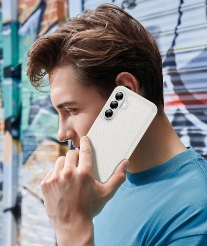 Vista 127 de FNTCASE Funda para teléfono Galaxy A14-5G: cubierta antideslizante de doble Azul