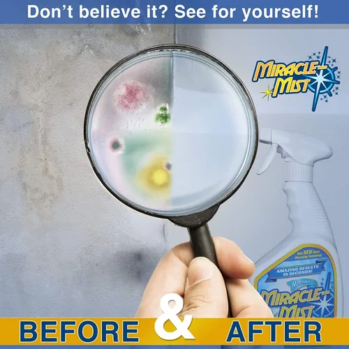 Vista 6 de MiracleMist Encore Coating - Removedor instantáneo de manchas de moho y moho, 32 onzas, paquete de 2 (64 onzas en aerosol)