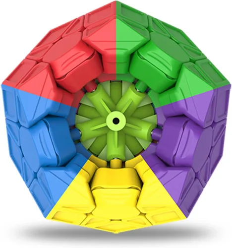 Vista 3 de QYTOYS Toys Megaminx Speed Cube Puzzle Toy - Cubo de velocidad pentagonal de 3 x 3 x 3 pulgadas, cubo mágico de dodecaedro, rompecabezas
