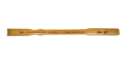 Vista 4 de Back Scratcher, Bamboo Scratcher, Gift for Dad, Fathers Day Gift, Gift for Grandpa, Gift for Grandfather
