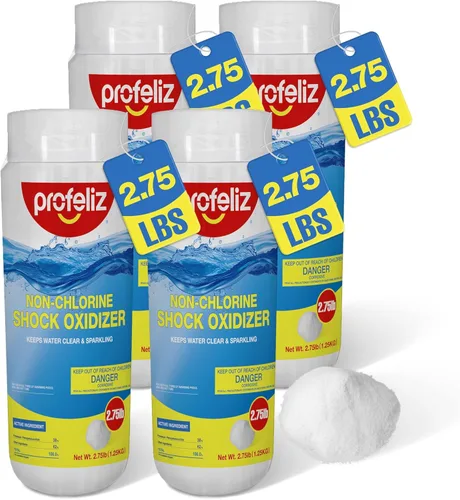 Vista 8 de PROFELIZ Non Chlorine Shock Oxidizer for Pools Hot Tubs, Fast-Acting Water Clarifier, Chlorine-Free Spa Shock Treatment, 2.75 lbs Bottle