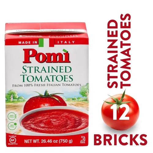 Vista 5 de Pomi Tomatoes colado italiano, 26 onzas