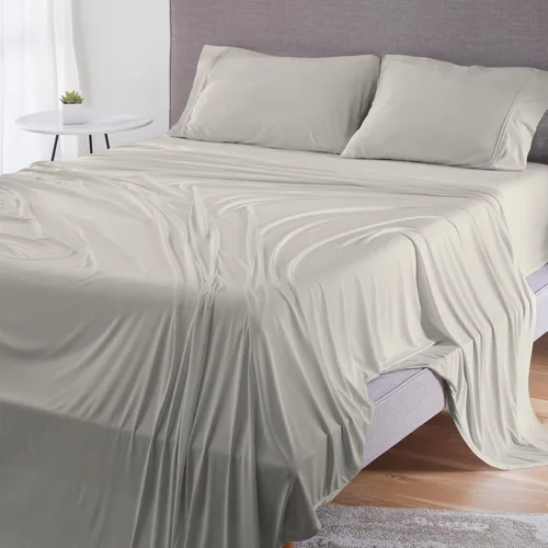 Vista 13 de Bedgear Dri-Tec - Juego de sábanas, tecnología que absorbe la humedad, transpirable, sábanas refrescantes, sábana encimera, sábana bajera, fundas