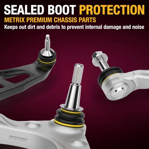 Vista 5 de Metrix Premium Chassis Parts - Kit de 4 piezas de brazo de control superior trasero y brazo de control inferior trasero Compatible con 2011-2014