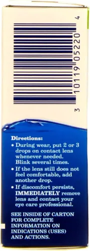 Vista 2 de B&L Lube Rewet Drop Size .27z Bausch & Lomb Renu Lubricante Y Rehumectante Gotas Ojos