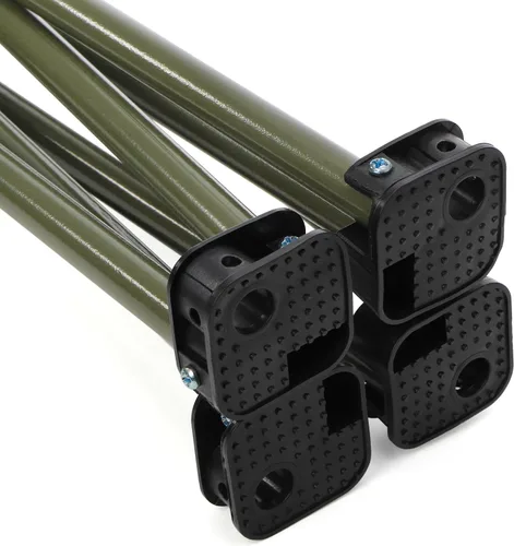 Vista 5 de Cididu Paquete de 2 taburetes de camping, silla de camping compacta portátil, taburete plegable ligero de 13 pulgadas con bolsillo lateral y bolsa