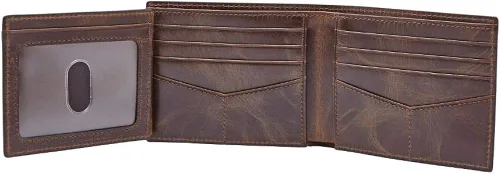 Vista 7 de Fossil Coachman - Reloj casual de cuarzo de acero inoxidable y cuero para hombre Casual