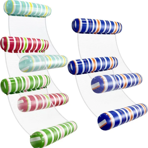 Vista 10 de Adult Pool Floats, Inflatable Water Hammock, Beach Vacation Essentials for Pool, Lake, or Summer Parties