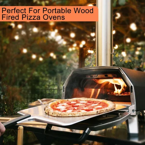 Vista 3 de Horno de pizza de madera, madera de roble secada al horno para hornos de pizza, troncos sin corteza de 6 pulgadas, ideal para Ooni, Gozney, estufa